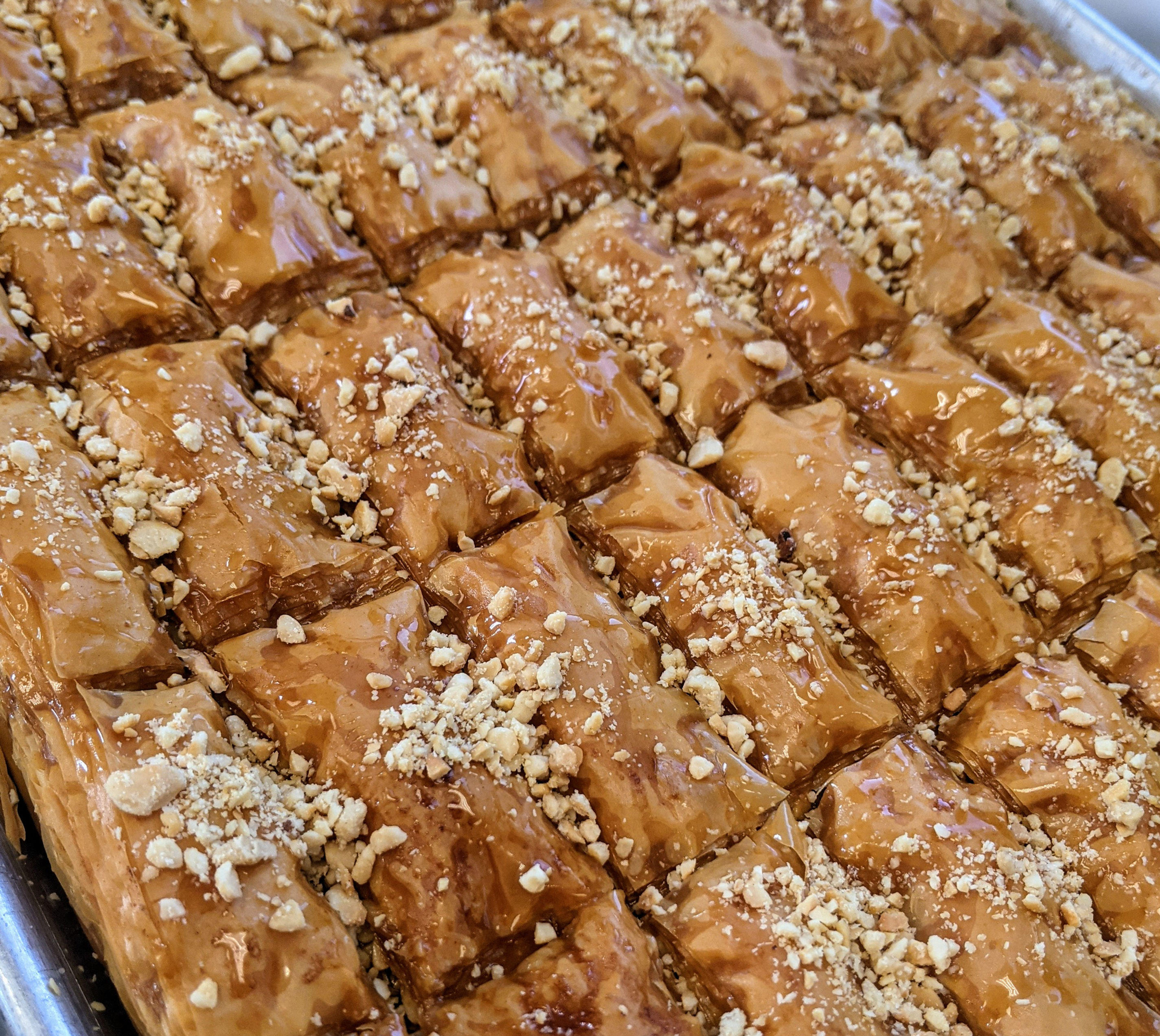 Salted Cashew Caramel Baklava