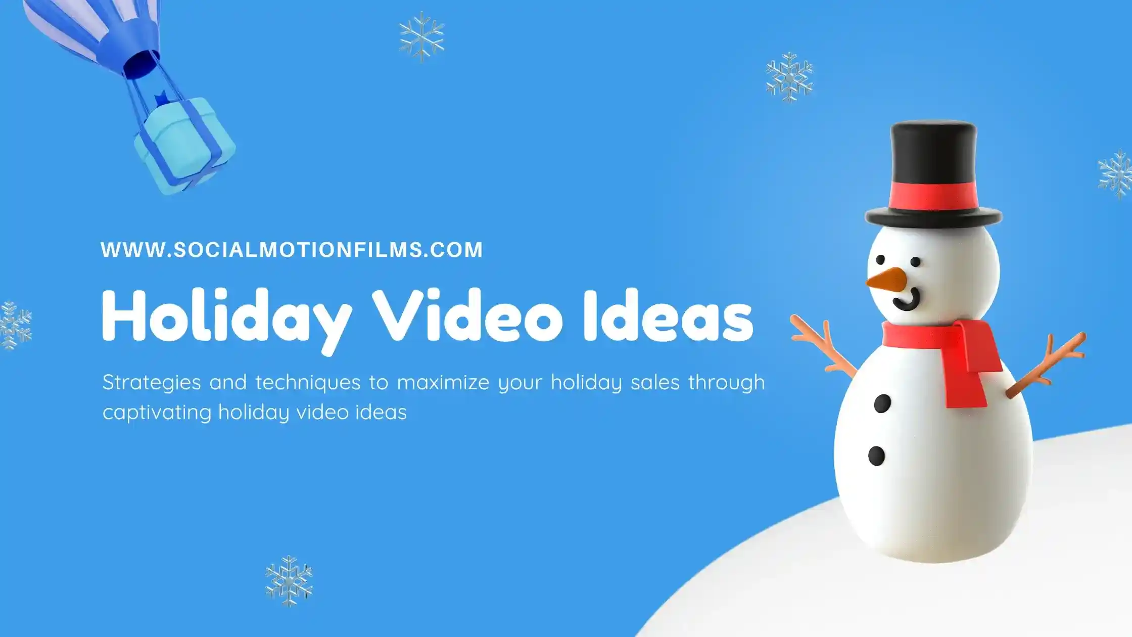 Elevate your holiday marketing with creative holiday video ideas! Boost sales, engagement, and festivity with these unique tips.