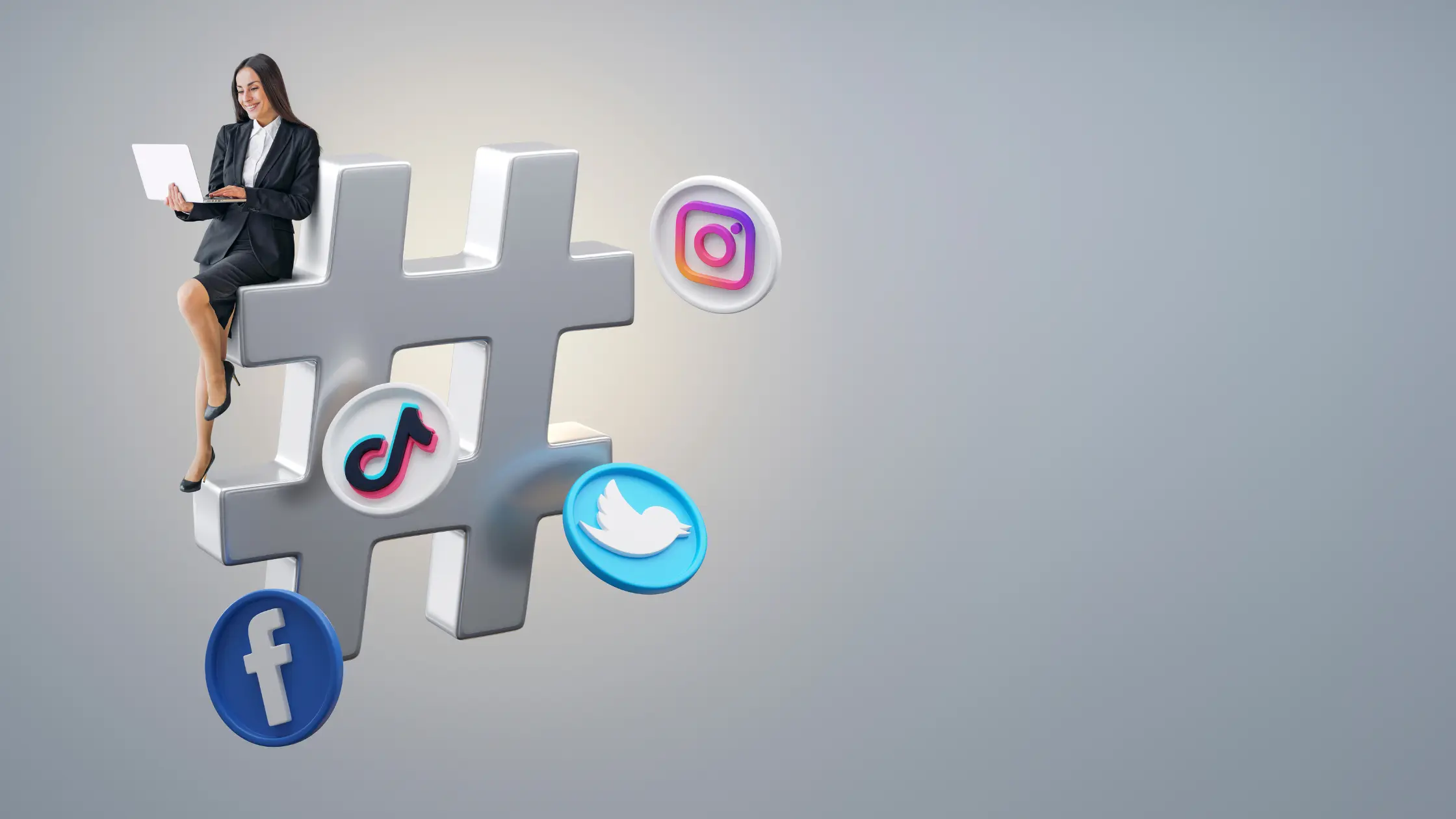 Facebook video tips in using hashtags.