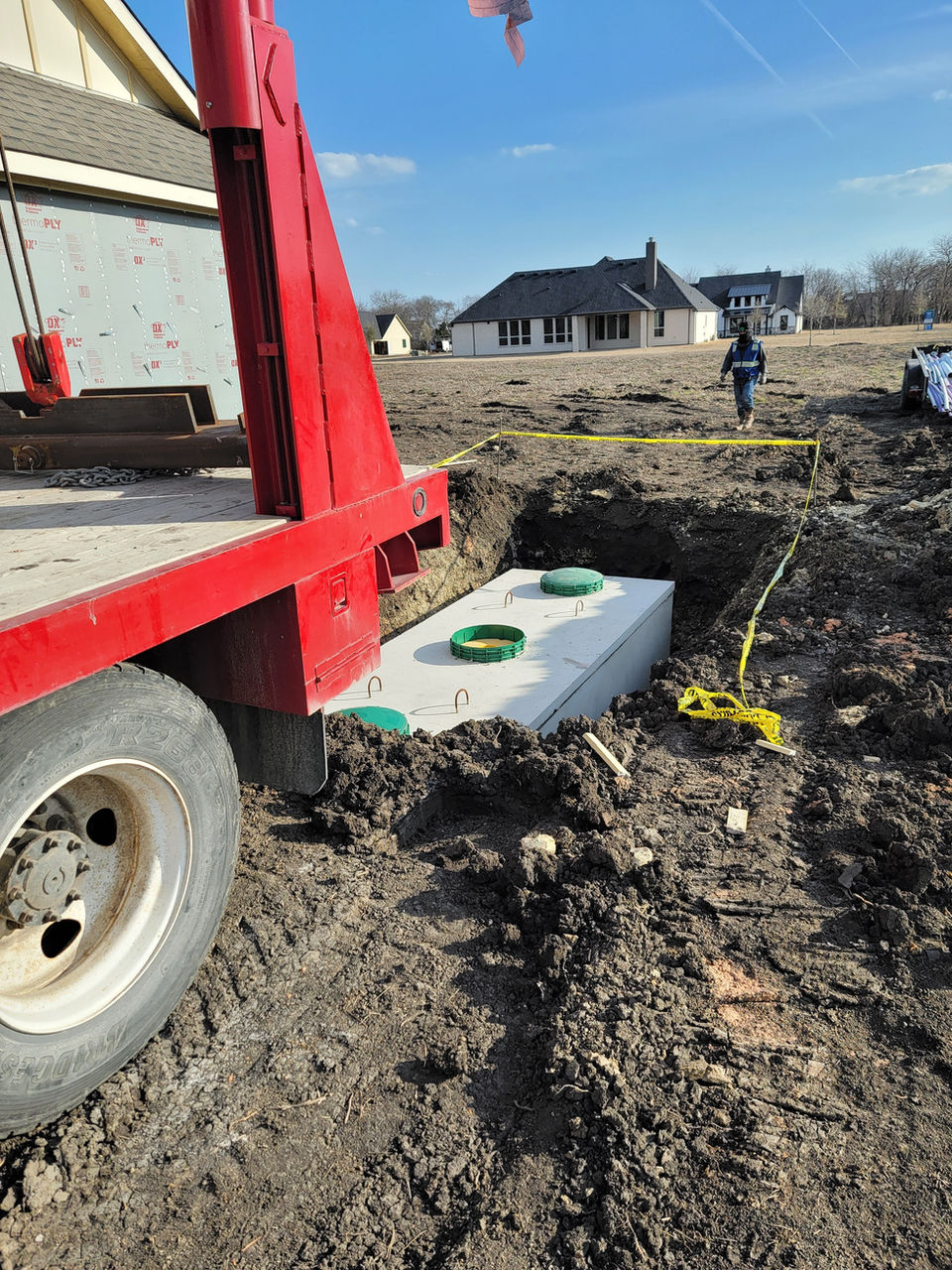 Delivered and Set in Place w/ Monorail Truck