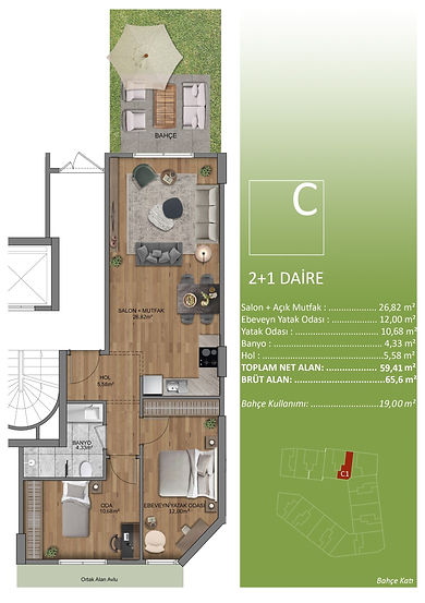 C BLOK BAHÇE