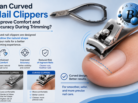 Mehaz Cuticle Nippers | Curved Nail Clipper | Bianco Brothers