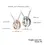 Thumbnail: Double Rings Love Necklace