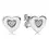 Miniature : Twice the Love: Where Two Hearts Shine in Stud Earrings!