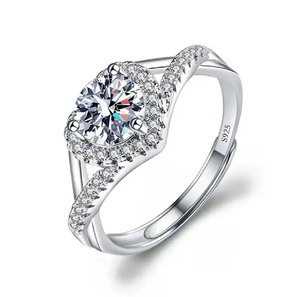 Bague Coeur Étincelant