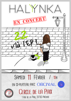 11.02.2023 | Co-plateau avec Orcival au Cercle de la Paix de Préchac (33)