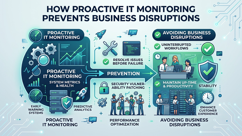 How Proactive IT Monitoring Prevents Business Disruptions