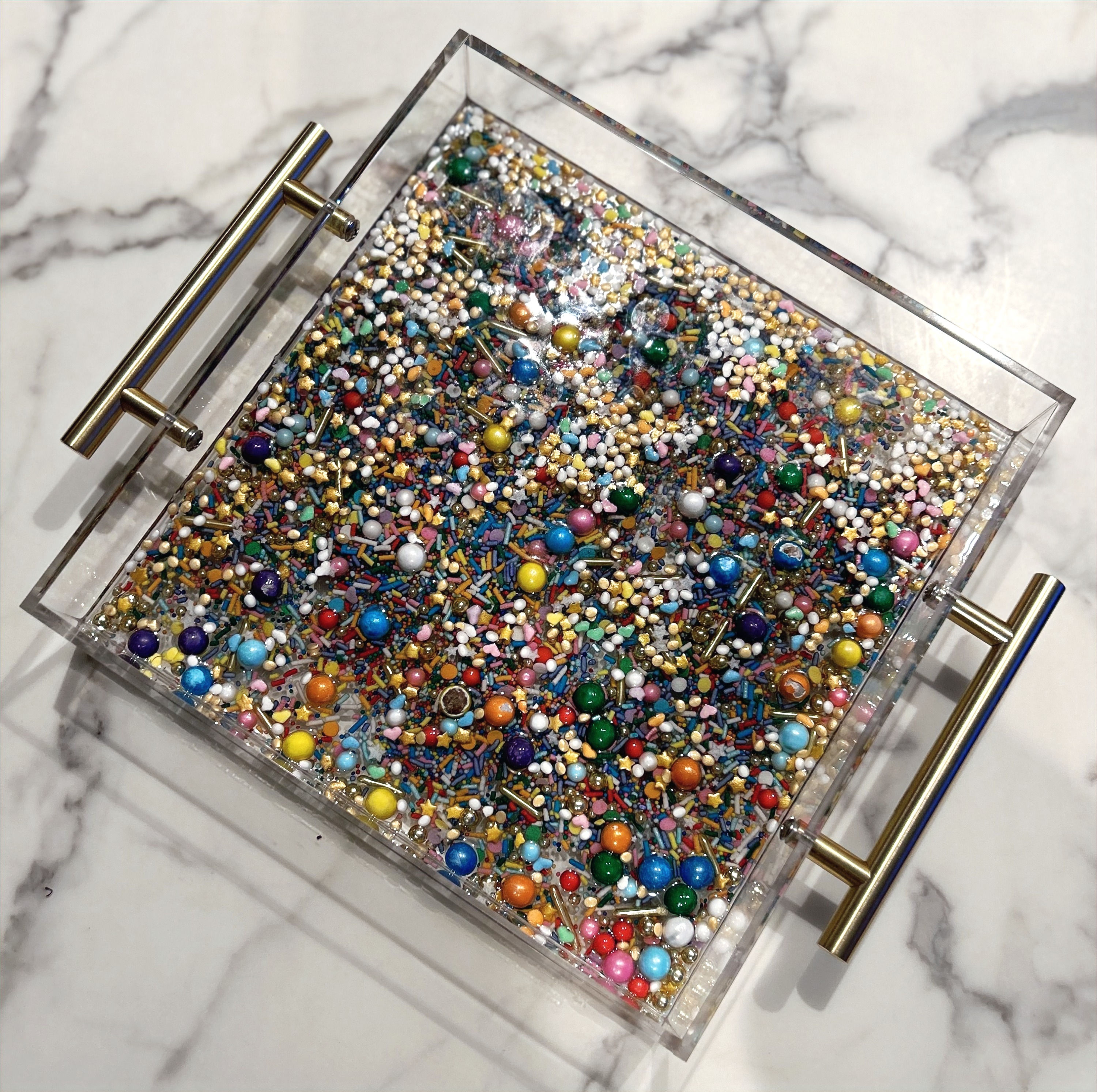 Custom Acrylic Decorative Sprinkle Tray