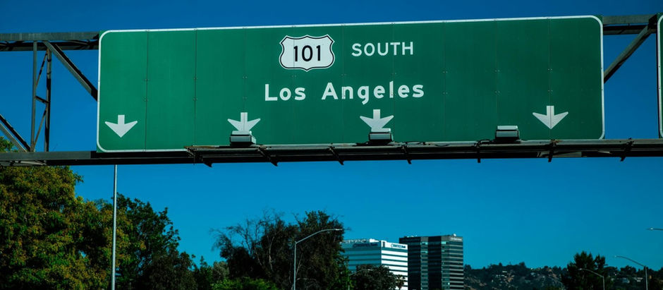 Los Angeles 101 Freeway sign