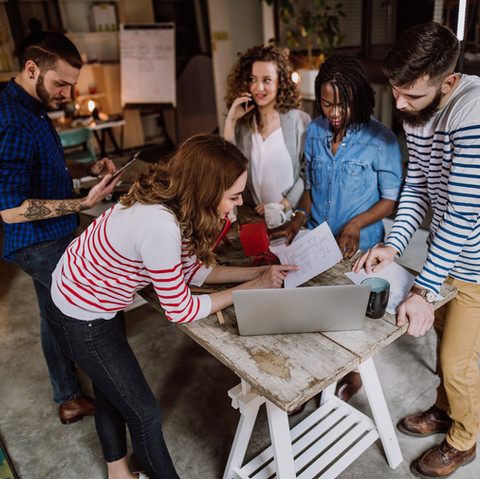 Young People at a Workshop