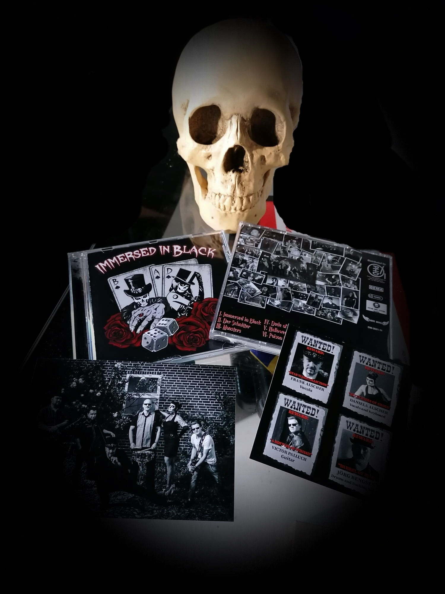 Immersed In Black - BAD / CD incl. Autogrammkarte + Aufkleber