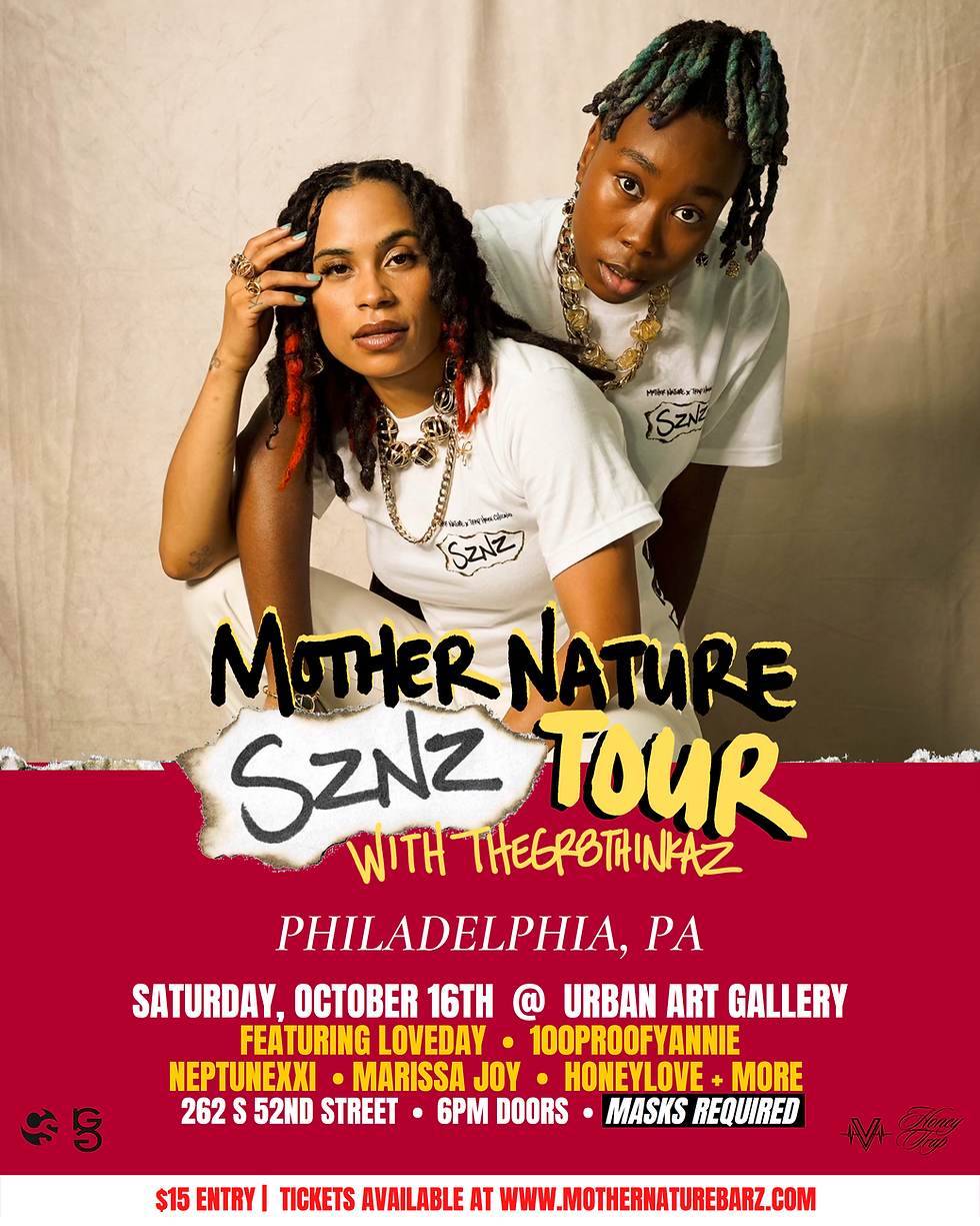 MOTHER NATURE SZNZ TOUR PHILADELPHIA, PA