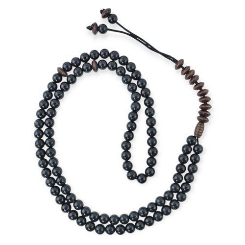 Api Sebha Sebha 99 Black Beads With Separators | Palacio De Sara