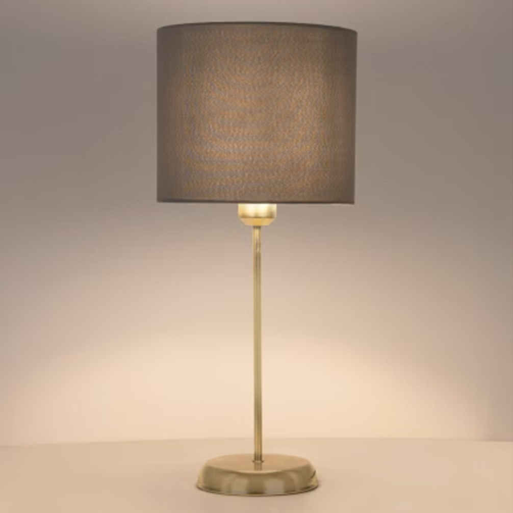 Tavolo Gold Table Lamp - Grey