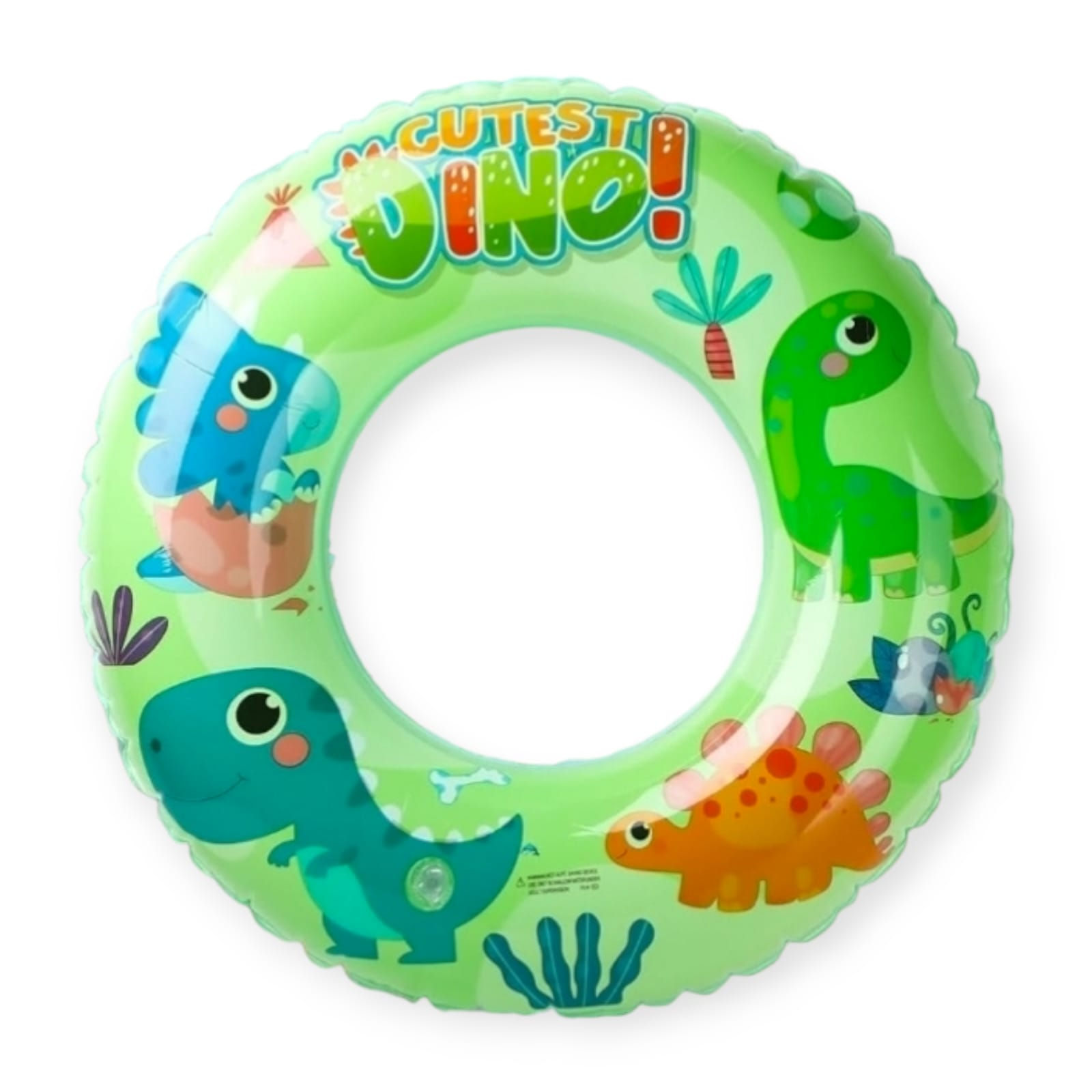 Cutest Dino Inflatable Swim Ring - 70 cm.