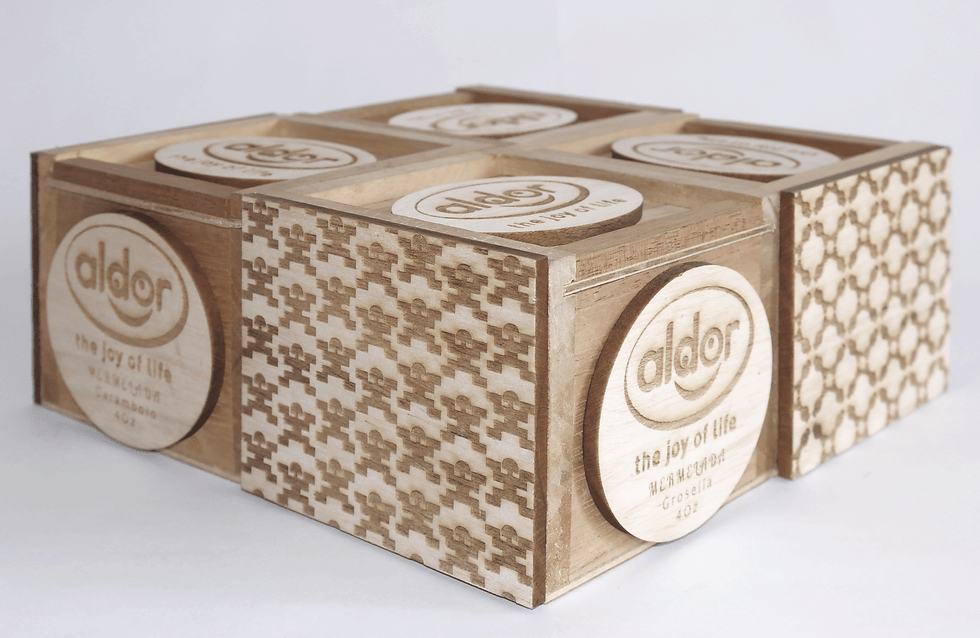 Sistema de cuatro cajas juntas