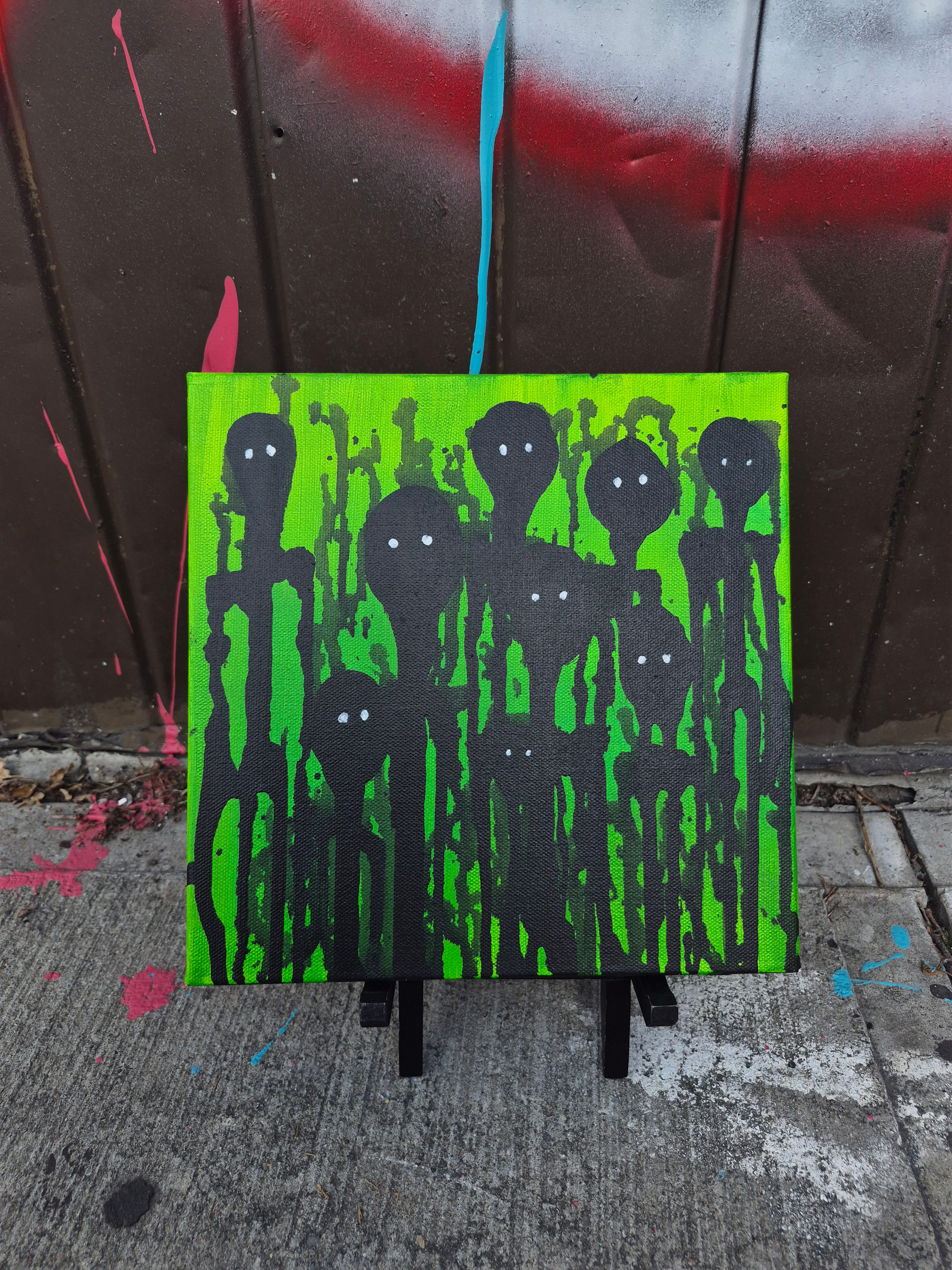 Guys w Eyes #18 Painting