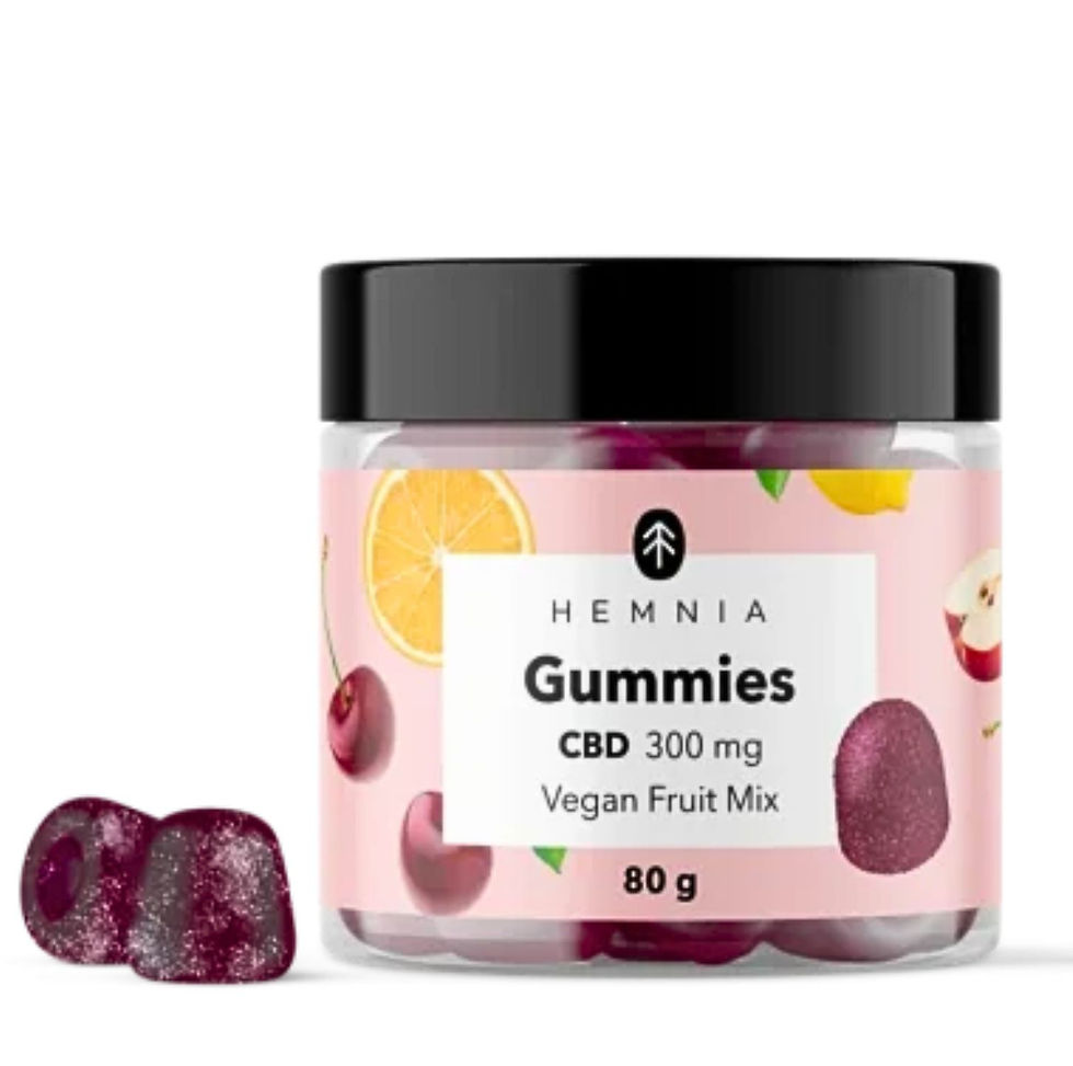 CBD Fruchtgummis 10 mg THC-frei vegan von Unser Kraut