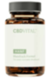 Blutdruck Kapseln im Glas Vorderansicht