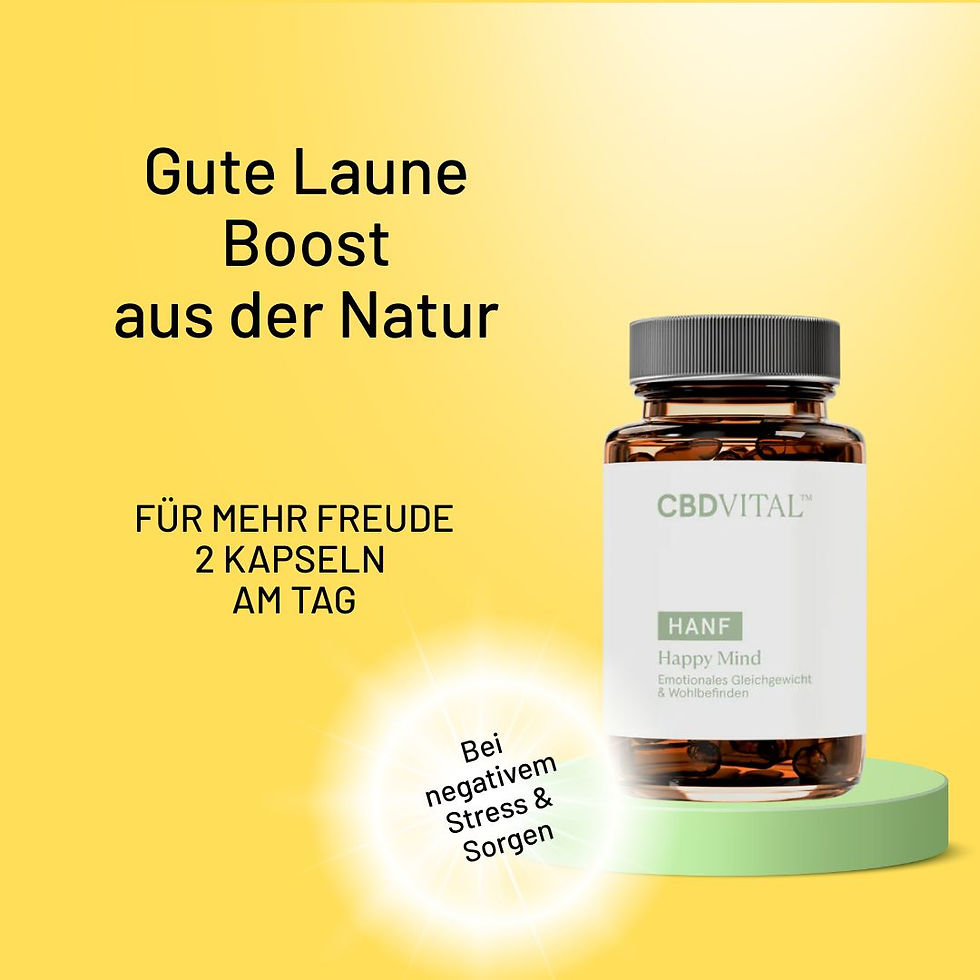 Hanf Happy Mind Gute Laune Boost aus der Natur
