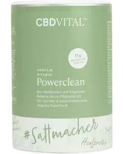 Bio Hanfprotein und Vitamine - Powerclean, Vorderansicht