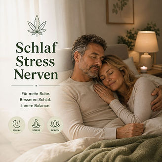 Paar schläft mit CBD 