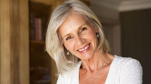 Frau in Menopause