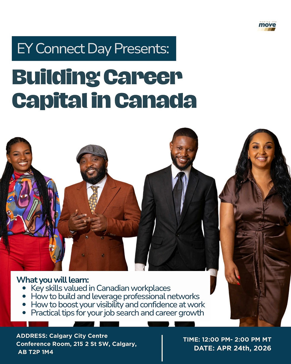 EY Connect Day - Calgary (Building Career Capital in Canada)