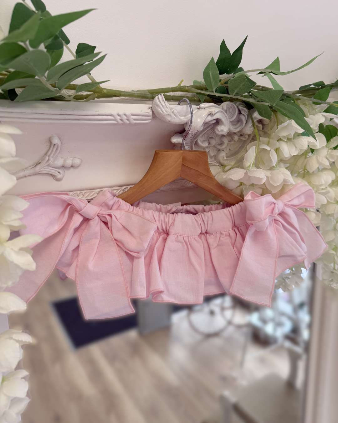 Phi Pink Frill Jampants with two large side bows