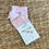 Thumbnail: Meia Pata ankle pelerine socks and side bow in pink