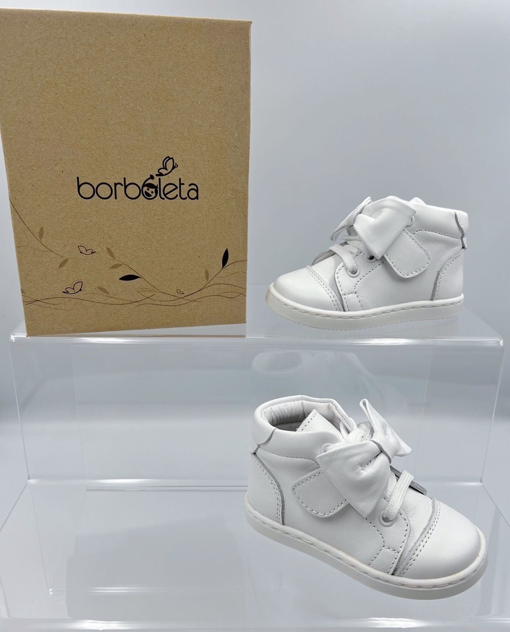Tatiana High Top Bow Trainers