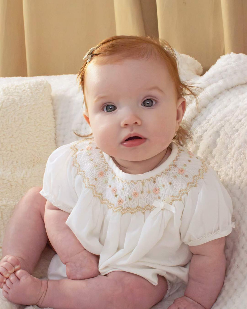 Sarah Louise x Little Lambs Heritage Bubble Romper