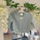 Thumbnail: Little Nosh blue knitted boys cardigan with white trims