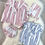 Thumbnail: Cocote nautical pink stripe dress, pants and bonnet