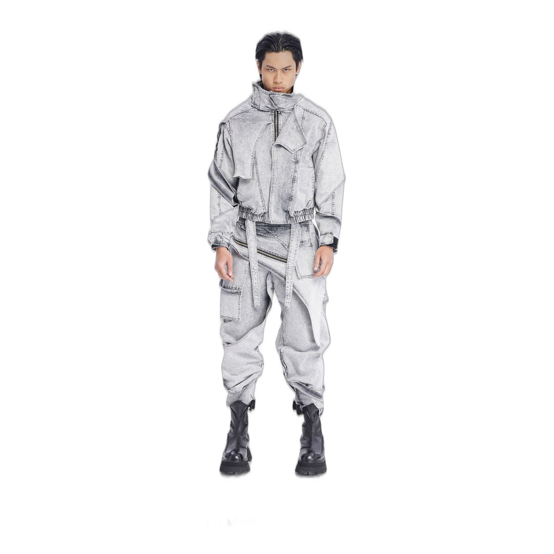 CROSSFOLD JACKET ACID WHITE