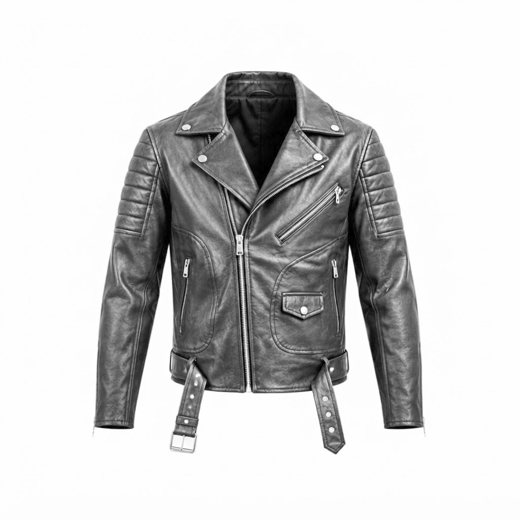 ANTRASİT BIKER JACKET