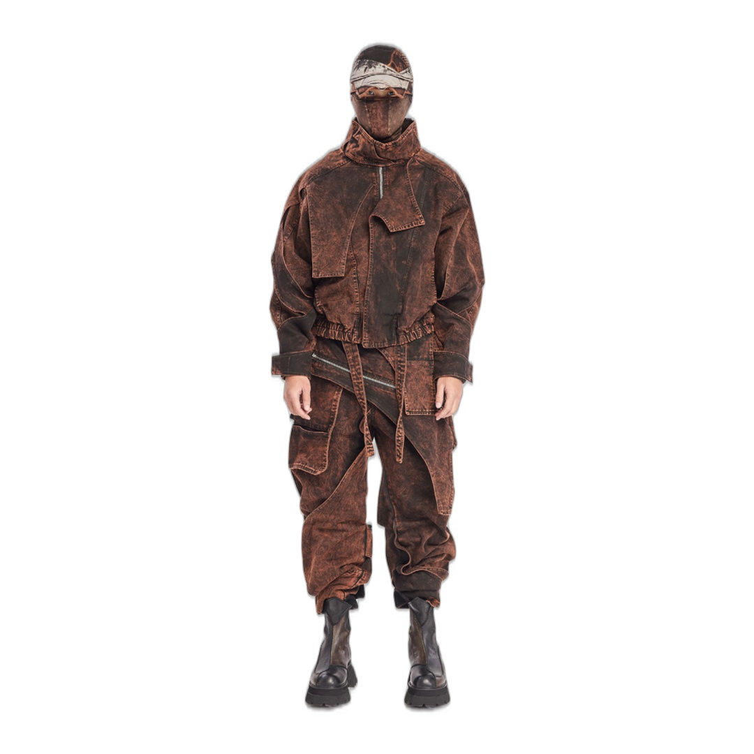CROSSFOLD JACKET ACID BROWN