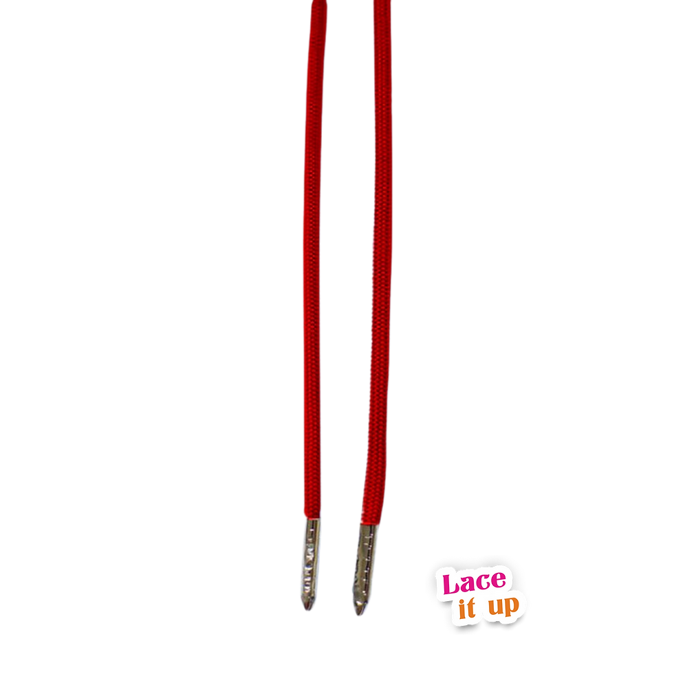 Cherry Pop – ronde fijne veters rood