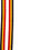 Thumbnail: Belgian Bold – sneaker-veters in zwart-geel-rood