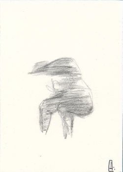 Fusain, 13x18 cm, novembre 2018