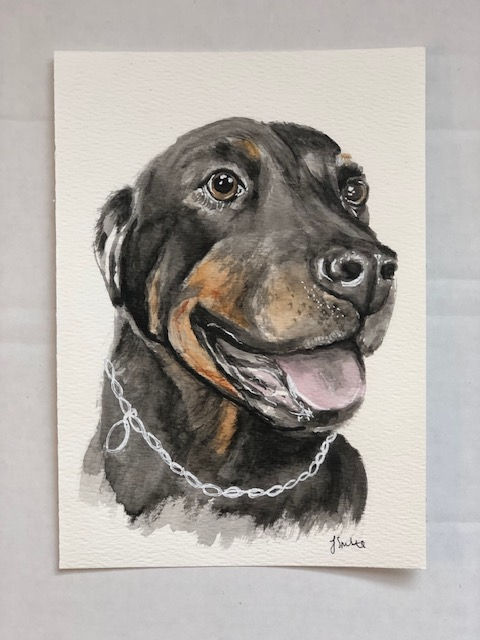 Thumbnail: Watercolor Pet Portrait