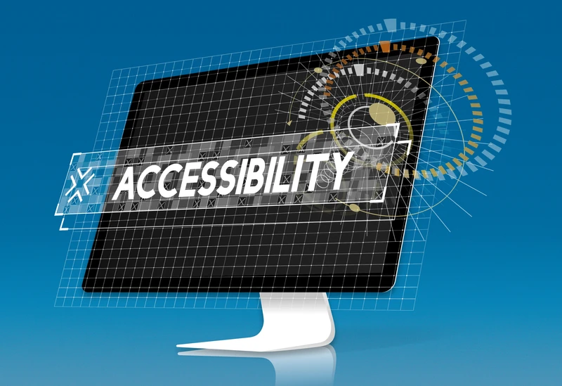 Accessibility on a desktop monitor
