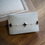 Thumbnail: White gold-plated bracelet features a charming cross-flower bracelet