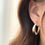 Thumbnail: Gold Plated Stud Earrings - Gift for Her