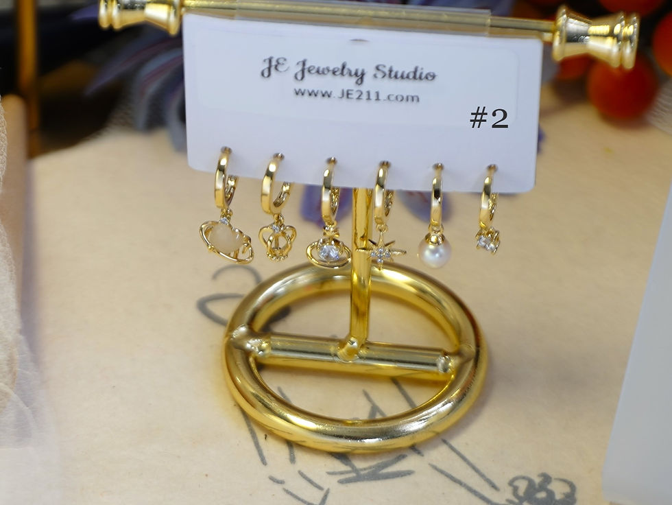 Thumbnail: Classic Gold Plated hoop Earrings