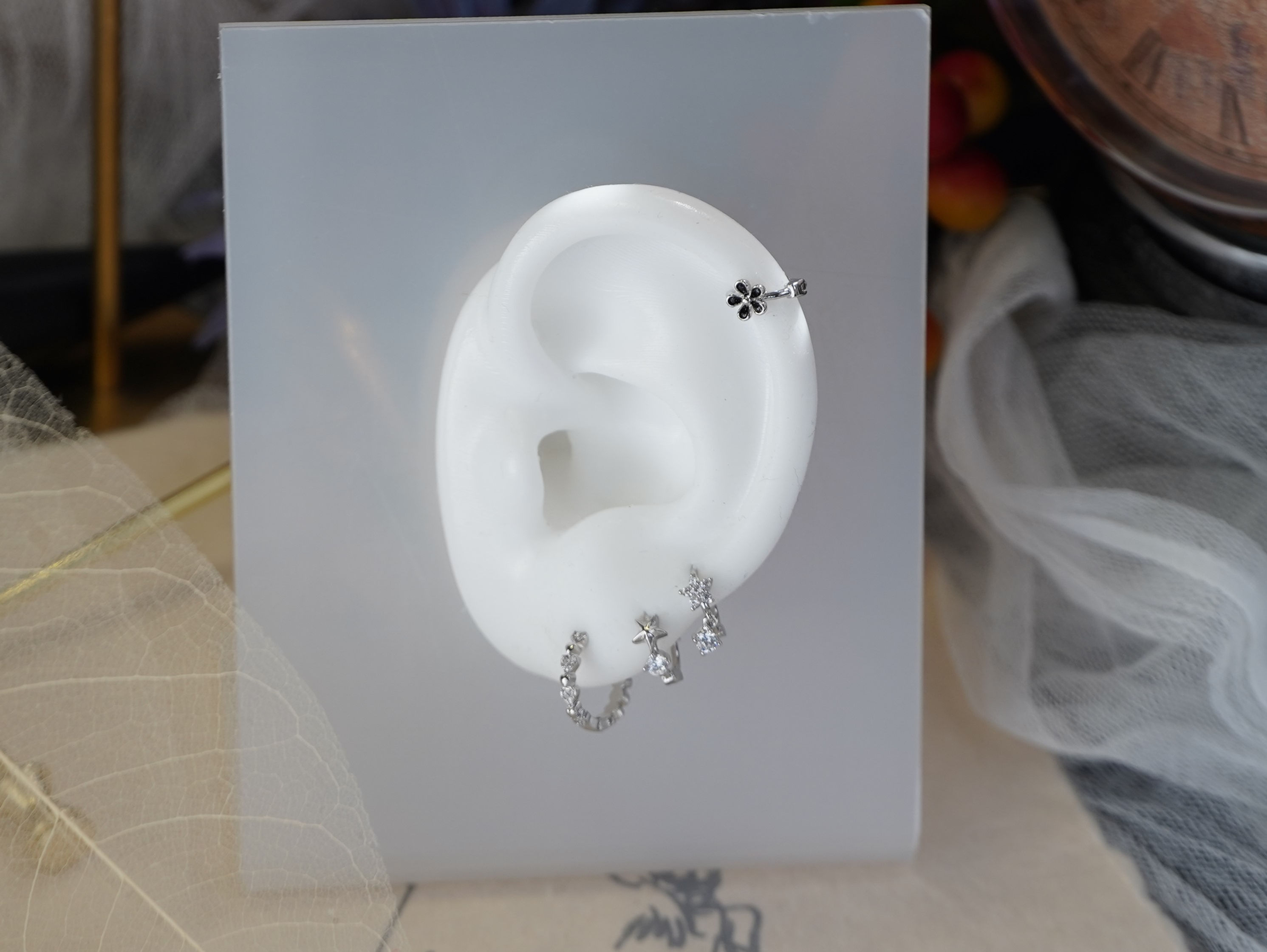 Classic silver hoop Earrings