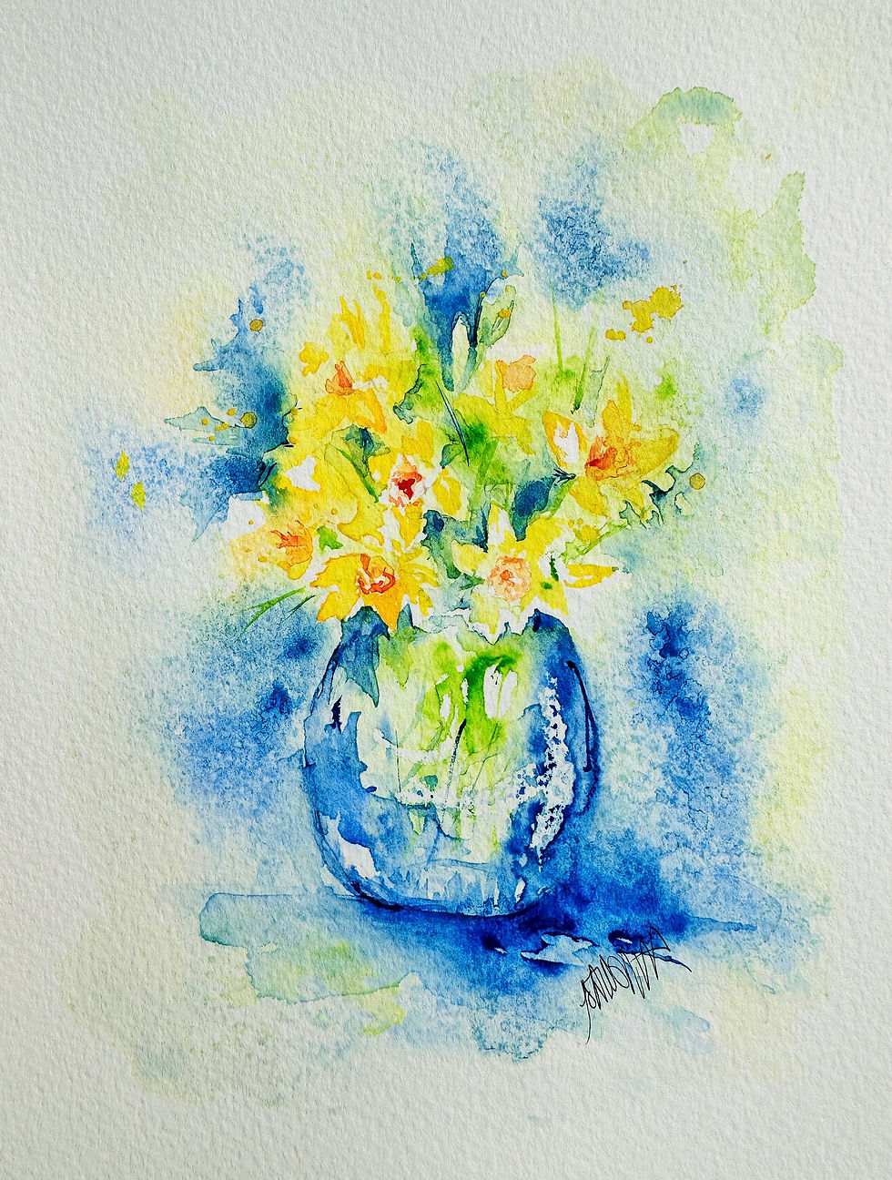 Loose Daffodils Painting Experience