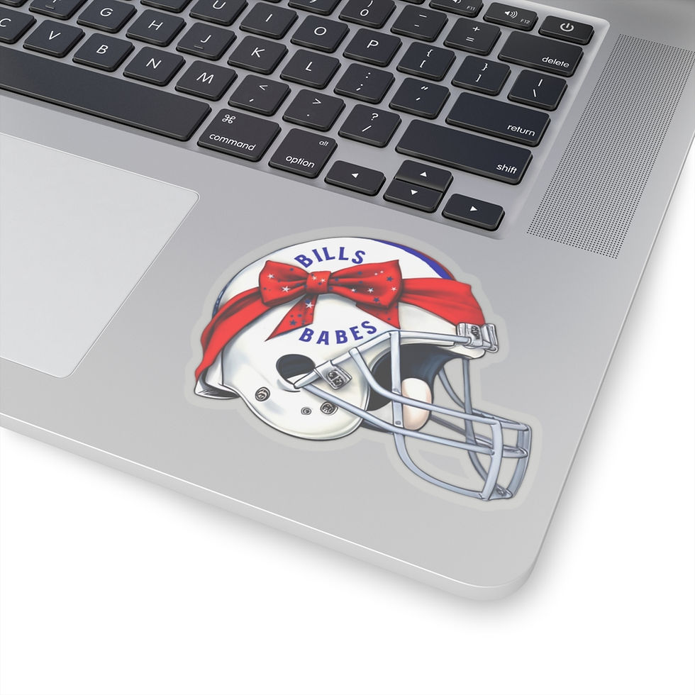 Thumbnail: Bills Babes Logo Kiss-Cut Stickers