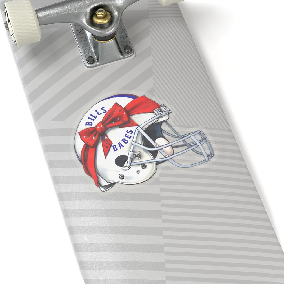 Thumbnail: Bills Babes Logo Kiss-Cut Stickers