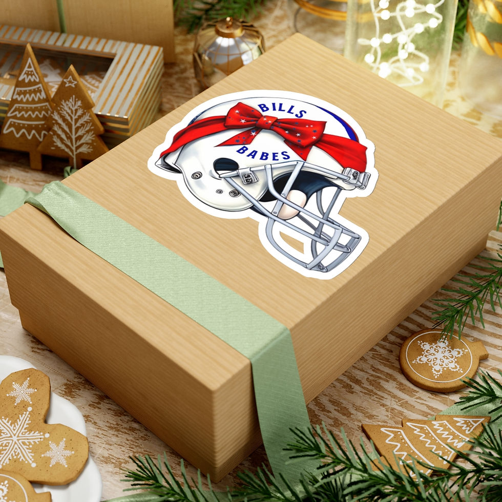 Thumbnail: Bills Babes Logo Kiss-Cut Stickers